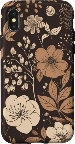 Miniatura 5 de Hazelnut Brown Wildflower Floral Flower Design Case for iPhone 17