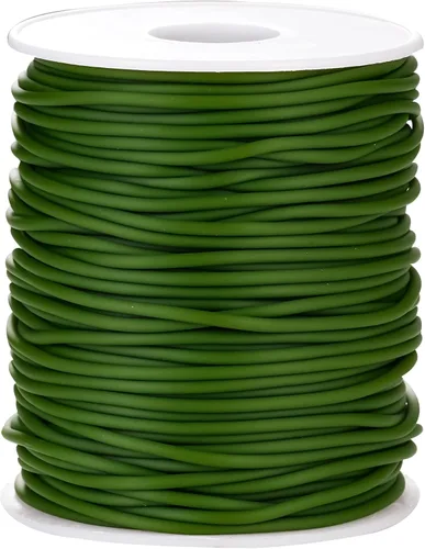 Miniatura 9 de Cable de tubo hueco de goma de 54 yardas, tubo de 0.079 pulgadas, cable de barbero para tejer con agujero de 0.039 pulgadas (0.039 in), protector