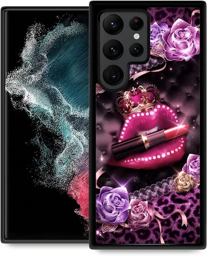 Miniatura 6 de ZHEGAILIAN Funda compatible con Samsung Galaxy S22 Ultra, diseño de patrón de policarbonato duro, antideslizante, absorción de golpes, funda Cerebro