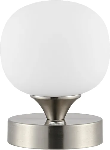 Miniatura 8 de JONATHAN Y JYL7112A - Lámpara de mesa LED recargable moderna de bronce aceitado de 6.13 pulgadas, pantalla de vidrio blanco esmerilado, luz táctil