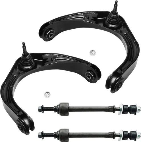 Miniatura 216 de Detroit Axle - Brazos de control superiores traseros para Chrysler 300 Dodge Challenger Charger Magnum, reemplazo del conjunto de brazos de control