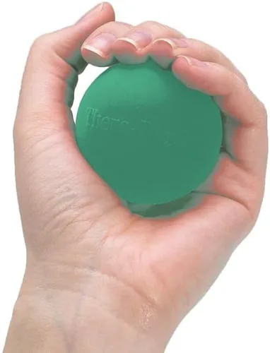 Ejercitador manual Theraband para manos, muñecas, dedos, antebrazos, refuerzo de agarre y terapia, bola para apretar, aliviar el estrés, aumentar la