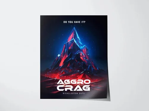 Miniatura 3 de Nickelodeon Guts Aggro Crag Framed Wall Art 8x10 in/Black Floating Frame Canvas