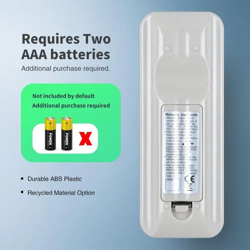 Miniatura 7 de K-1028E - Control remoto universal de repuesto de CA para aire acondicionado Haier/LG/Sharp/Gree/Midea/Hitachi/Panasonic/Bosch/Toshiba/Sanyo, 1000