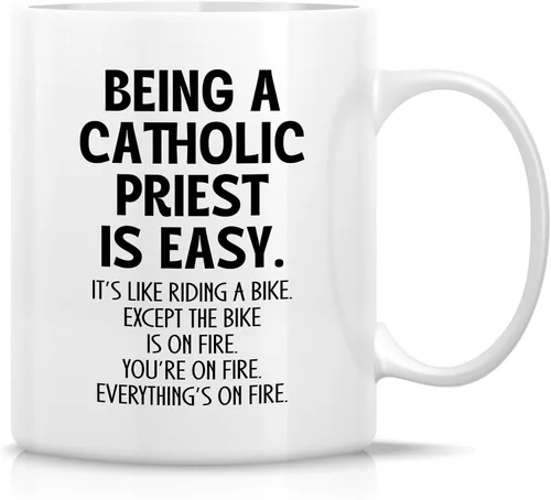 Miniatura 73 de Retreez Taza divertida – This Girl Runs on Coffee + Jesus - Tazas de café de cerámica de 11 onzas – Divertido, sarcasmo, sarcástico, motivacional