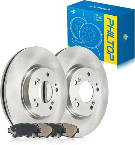 Miniatura 109 de PHILTOP Juego de rotores de freno de disco trasero y pastillas de freno de cerámica para Nissan 2002-2023 Altima, Nissan 2007-2019 Sentra, Nissan
