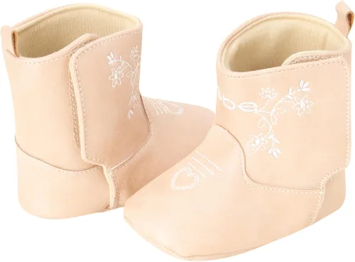 Miniatura 2 de bebe Baby Girls' Boots - Soft Sole Western Cowboy Booties - Pre-Walker Cowgirl Crib Shoes for Infants (Newborn, 0-12M)