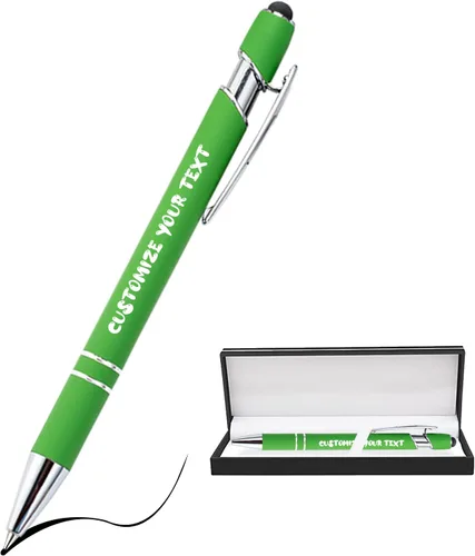 Miniatura 8 de AIFLM Bolígrafos personalizados con nombre a granel hasta 500 unidades de bolígrafos grabados gratis con tu nombre y texto para negocios