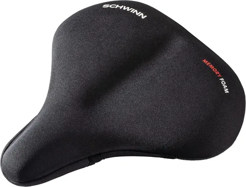 Miniatura 2 de Schwinn Cruise - Funda de asiento de bicicleta de espuma viscoelástica de doble correa, funda de sillín para mayor comodidad, espuma viscoelástica