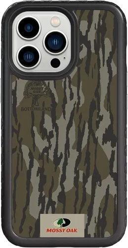 Miniatura 141 de cellhelmet Mossy Oak Agua Yellowfin Funda de doble capa en gris diseñada para iPhone 13 Mini a prueba de golpes y caídas, duradera, como se ve
