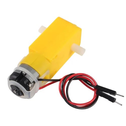 Miniatura 5 de Motor TT de engranaje eléctrico de CC de 6 piezas, motor de engranaje precableado DC 3V-6V, chasis de automóvil inteligente de doble eje
