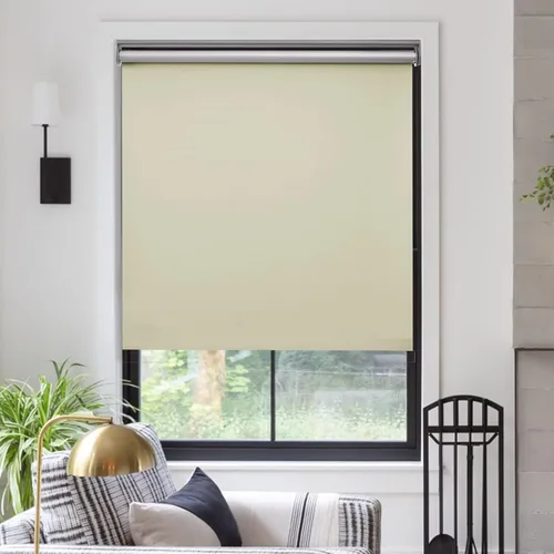 MYshade - Persianas enrollables de tamaño personalizado sin cordones para ventanas, oscurecimiento de la habitación, mismas cortinas enrollables y