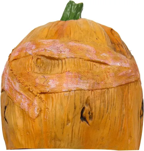 Miniatura 8 de Máscara espeluznante de calabaza de Halloween, novedosa máscara de látex para disfraz de Halloween