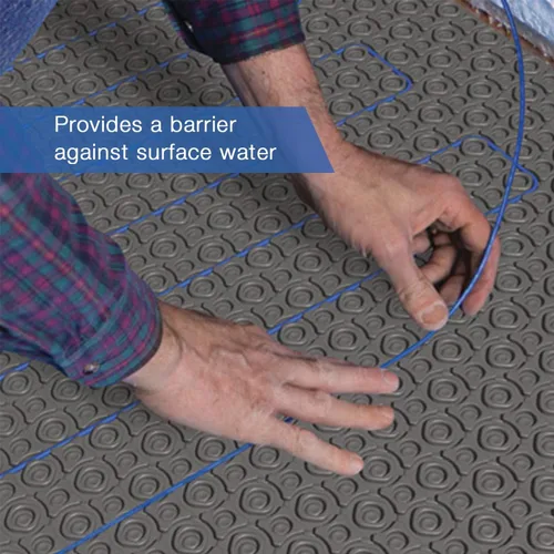 Miniatura 3 de SunTouch HeatMatrix - Tapete de membrana antifractura con forro polar no tejido de una capa para instalación del sistema de alambre calefactor