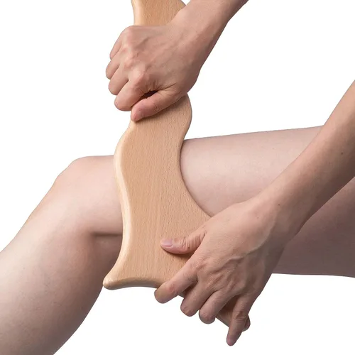 Miniatura 3 de Herramienta de raspado de madera para drenaje linfático - Herramienta de masaje para inflamación de tejido anticelulítico - Terapia de madera