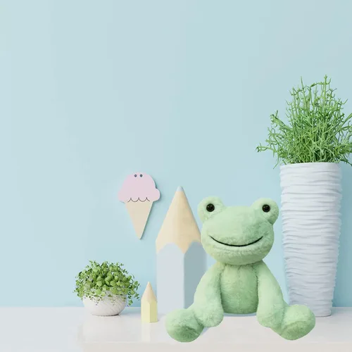 Miniatura 6 de Juguete de peluche de rana de peluche verde, juguete suave para niños y niñas, regalos para niños o novia, 8.5 pulgadas