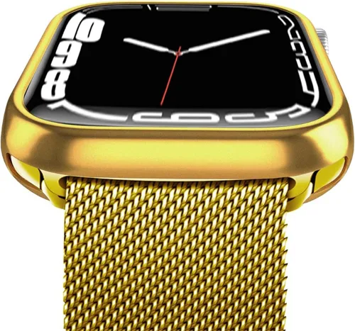 Miniatura 2 de BO&DQQ - Paquete de 2 fundas protectoras compatibles con Apple Watch de 1.614 pulgadas/1.575 pulgadas, suave, flexible, de grado militar, duradera