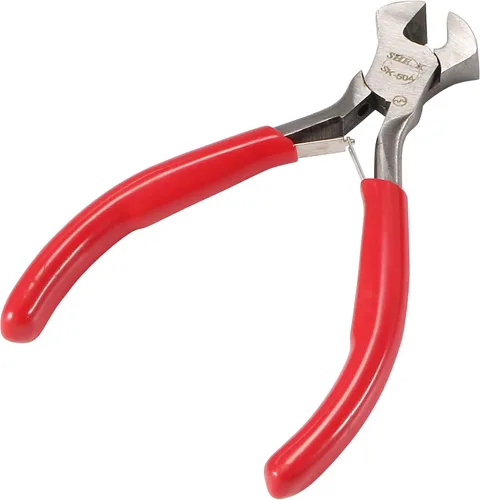 Miniatura 5 de uxcell Alicates de corte final de 4 pulgadas Mini pinzas de extremo de precisión Alicates cortador de alambre Alicates Herramienta extractor de uñas