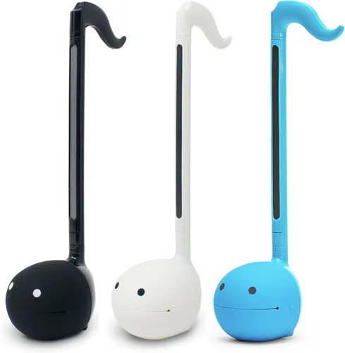 Miniatura 4 de Otamatone - Instrumento musical electrónico japonés sintetizador portátil de Maywa Denki Studio, galardonado, educativo y divertido, ideal para Negro