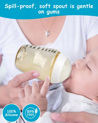 Miniatura 5 de Boquilla de silicona (L) para biberones anti-cólicos Tommee Tippee Natural Start, flujo rápido, 6m+, 4