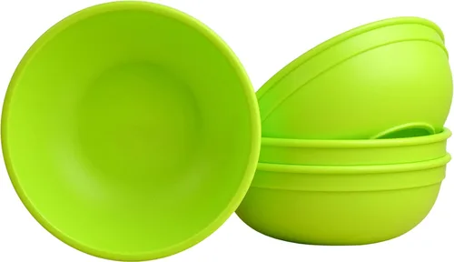 Miniatura 12 de Re-Play Cuencos para niños pequeños de 20 onzas para aperitivos y comidas diarias, aptos para lavavajillas y microondas, fabricados en Estados