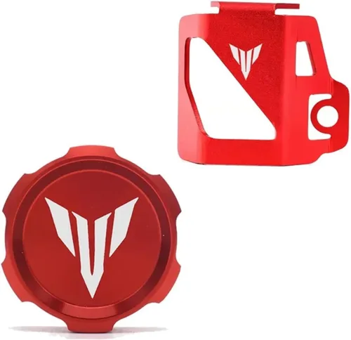 Miniatura 20 de LeosHi Compatible with MT07 MT09 MT03 MT10 MT25 MT 07 09 10 FZ07 FZ09 Motorcycle Rear Tank Cover Guard Protection Brake Fluid Reservoir Cap