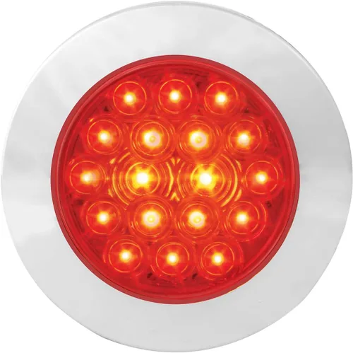 Miniatura 9 de GG Grand General 75870 Luz LED ámbar/ámbar (4" flota 18 brida montaje con bisel, 3 clavijas)
