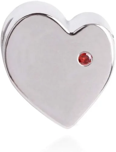 Hangeul Collection Colgante con forma de corazón Plata de ley 925 chapada en oro amarillo de 18 quilates con esmalte de color CZ personalizado para