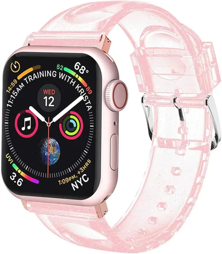 Miniatura 12 de iiteeology Compatible con Apple Watch Band de 1.65 pulgadas, 1.73 pulgadas, 1.75 pulgadas, 1.73 pulgadas, correa deportiva de silicona suave