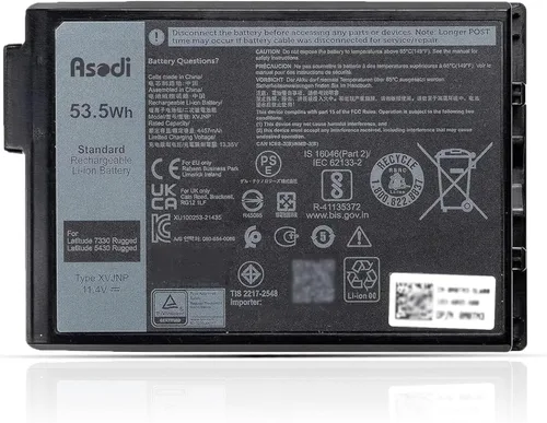 Miniatura 9 de ASODI 7WNW1 - Batería para portátil compatible con Dell Latitude 5420 5424 Rugged 7424 Extreme P137G P85G P86G P137G001 P137G002 P85G001 P86G001