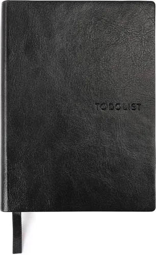 Cuaderno Diario de Lista de Tareas y Verificación, Gestión de Tareas, Organizador Planificador, Tapa Dura, Marcador de Cinta, 5.8 x 8.3”, Tamaño A5,