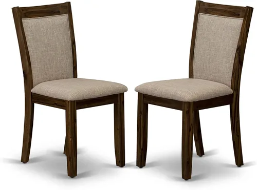 Miniatura 4 de East West Furniture F2MZ5-N04 - Juego de muebles de comedor de 5 piezas, incluye una mesa de comedor redonda con pedestal y 4 sillas tapizadas