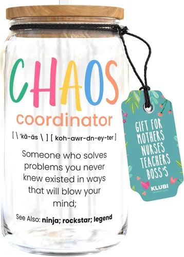 Miniatura 10 de Vaso de coordinador del caos, regalos administrativos para el día profesional, 14 onzas, taza de coordinador del caos, regalos de promoción