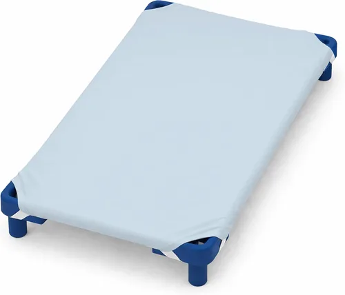 Miniatura 13 de Paquete de 6 sábanas para cuna preescolar para guardería, tela de mezcla de poliéster con esquinas elásticas para cunas que se adaptan a 22 x 40