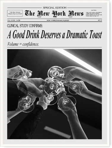 Miniatura 20 de Póster de periódico Champagne and Headlines, impresión retro para decoración de carrito de bar, dormitorio universitario feminista, arte de pared