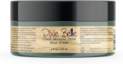Miniatura 9 de Dixie Belle Paint Company - Pintura con acabado de tiza para muebles, color negro (Caviar), 1 galón, 128 fl oz, pintura mineral color rosa intenso