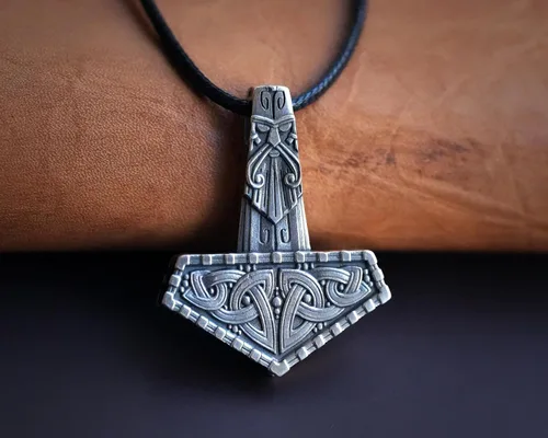 Miniatura 106 de Baldur Jewelry - Collar de martillo Thors Mjölnir - Colgante de martillo de Thor nórdico vikingo joyería vikingo - Collar Thor - Regalos Thor