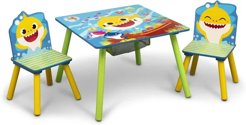 Miniatura 9 de Delta Children - Juego de mesa y silla para niños con almacenamiento (incluye 2 sillas) - Certificado Greenguard Gold - Ideal para manualidades