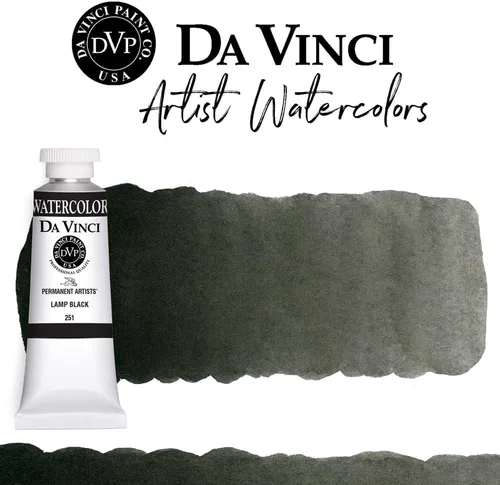 Miniatura 132 de DA VINCI PAINTS Pintura Acuarela Profesional para Artistas, Alizarin Crimson (Quinacridone), 37ml Índigo