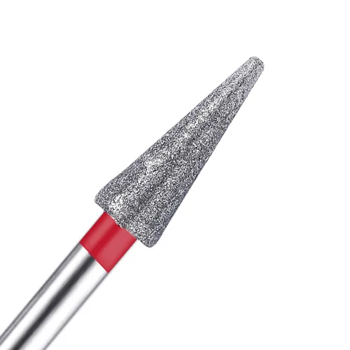 Miniatura 3 de Broca de diamante cónico de 3/32 pulgadas para cutícula, lima de arte de uñas para máquina de taladro eléctrico, herramienta de manicura y pedicura
