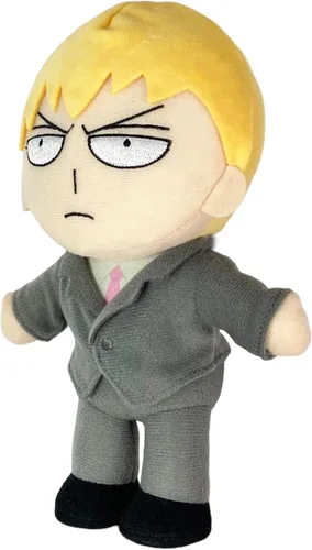Miniatura 2 de Great Eastern Entertainment Mob Psycho 100 Arataka Reigen - Peluche móvil de 8 pulgadas de alto