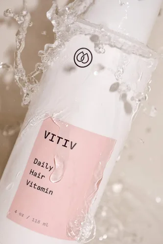 Miniatura 3 de VITIV Acondicionador sin enjuague de 4 onzas, vitaminas nutritivas para tu cabello y cuero cabelludo, todo natural, sin silicona, vegano, hecho