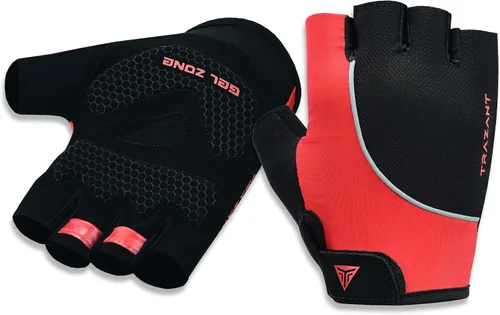 Guantes de ciclismo de medio dedo, guantes de bicicleta antideslizantes de gel acolchados que absorben los golpes, guantes de ciclismo para hombres