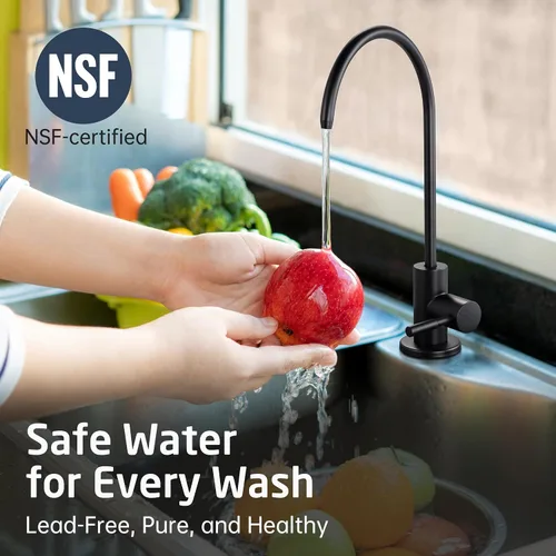 Miniatura 4 de KES Z504CLFF18-BS - Grifo de ósmosis inversa con filtro de agua potable, para fregadero de cocina, grifos de ósmosis inversa para sistemas