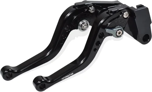 Miniatura 12 de Palanca de freno corta Palanca de embrague compatible con YAMAHA Fazer FZ-1 FZ-8 FZ-6 FZ-6R FZS600, aleación de aluminio CNC fabricada (negro)