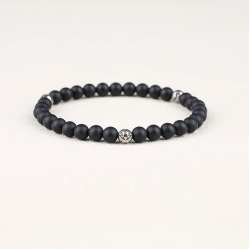 Miniatura 3 de GAVU Pulsera de cristal con cuentas de piedra Fleur De Lis