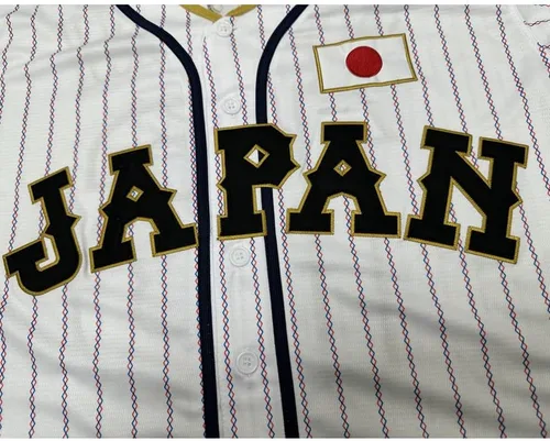Miniatura 4 de ZXCVB Camiseta de béisbol japonesa de manga corta para hombre, color negro y blanco, con costuras S-XXXL