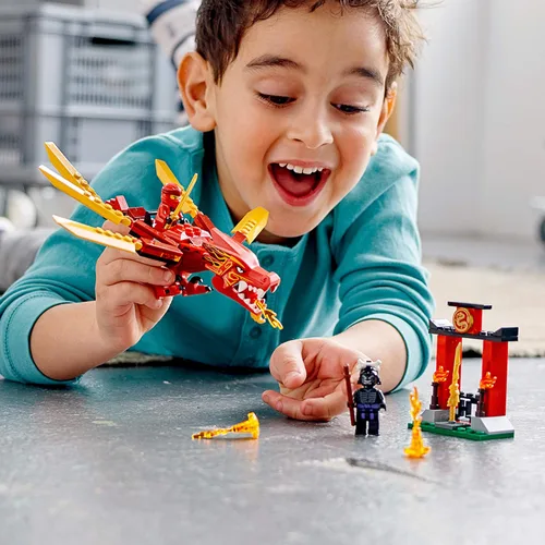 Miniatura 2 de LEGO NINJAGO Legacy Kai's Fire Dragon 71701 Kit de construcción de figuras de juguete de dragón (81 piezas)
