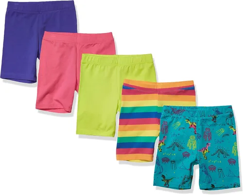 Marca Tienda Spotted Zebra Pantalones cortos de ciclismo para niña