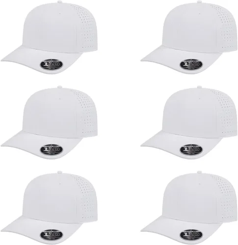 Miniatura 12 de Cap America i8533 Flexfit 110 Gorra Snapback Perforada de Rendimiento de Perfil Medio de 6 Paneles con Protección UV y Snapback Ajustable